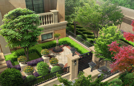 私家花園施工流程步驟及花園實景圖