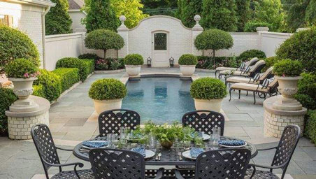 法式庭園實景圖